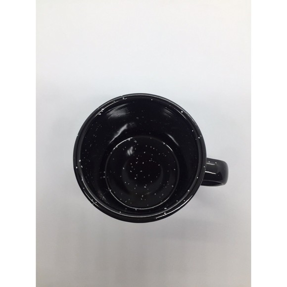 Starbucks Rare 50 Years Small Mini Tin Metal Espresso Mug Cup Collectable Black - Picture 4 of 4